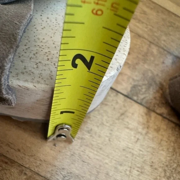 NWOT LOFT Suede Swedish Clog Sandal Missy Desert Khaki Size 8 - Picture 11 of 16